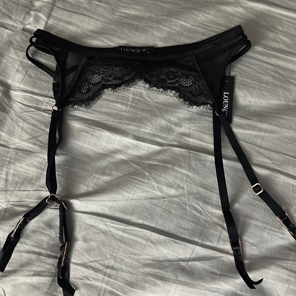Loungewear garter black small
